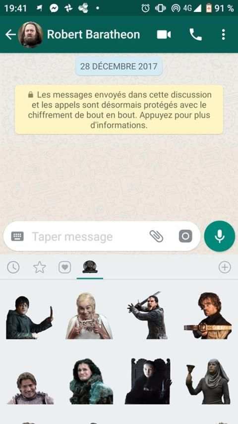Stickers Game Of Thrones For WhatsApp screenshot 6