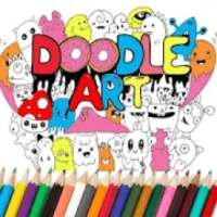 Easy Coloring Doodle Buku Mewarnai Doodle