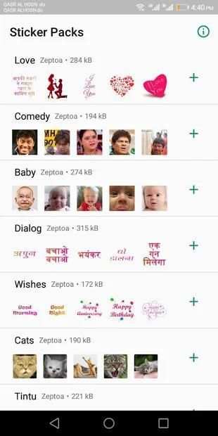 Hindi Stickers for WhatsApp WAStickerApps screenshot 2