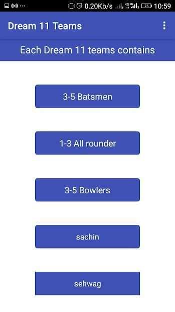 Dream11 Prediction screenshot 1