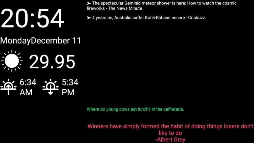 Hom-E: Smart Mirror screenshot 1