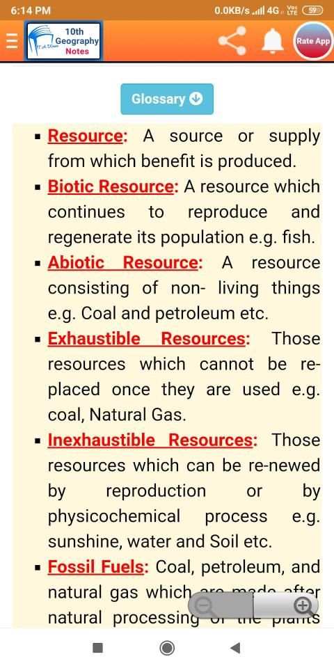 10th Geography Notes (Social Science) screenshot 2