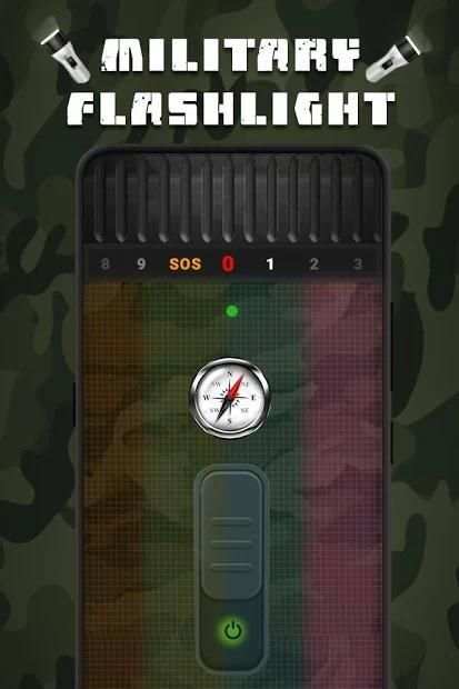 Military Flashlight : Super Bright Led Torch Light screenshot 1
