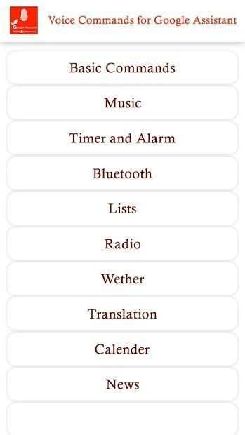Ok Google Voice Commands for Google Assistant screenshot 2