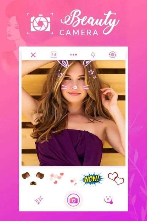 Selfie Beauty Plus Camera : Beauty Face Mackup स्क्रीनशॉट 3