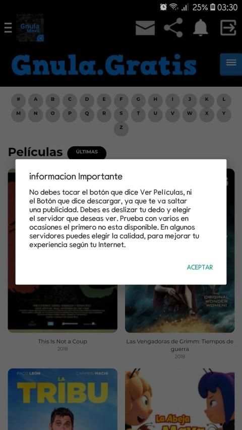 Gnula Movil screenshot 1