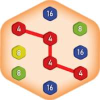 Two For Two Puzzle Hexa Number Merge