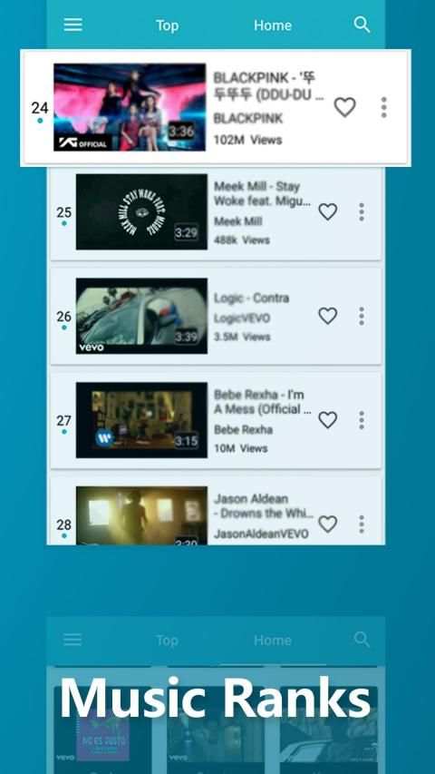 Blue Tunes - Wonderful Music & Music Videos App screenshot 2