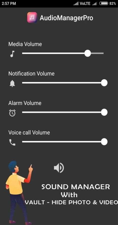 Audio Manager Pro Gallery Vault: Hide photo-videos screenshot 2