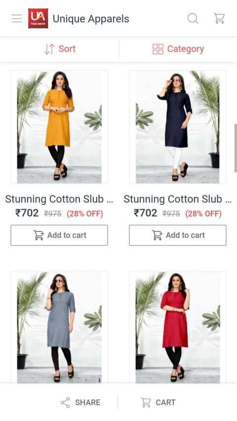 Unique Apparels - Online Shopping App screenshot 3