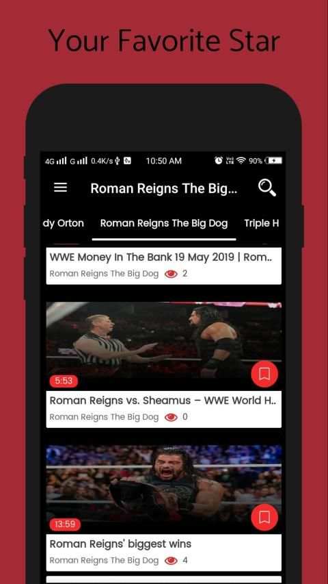WWE-F wrestling Video स्क्रीनशॉट 1