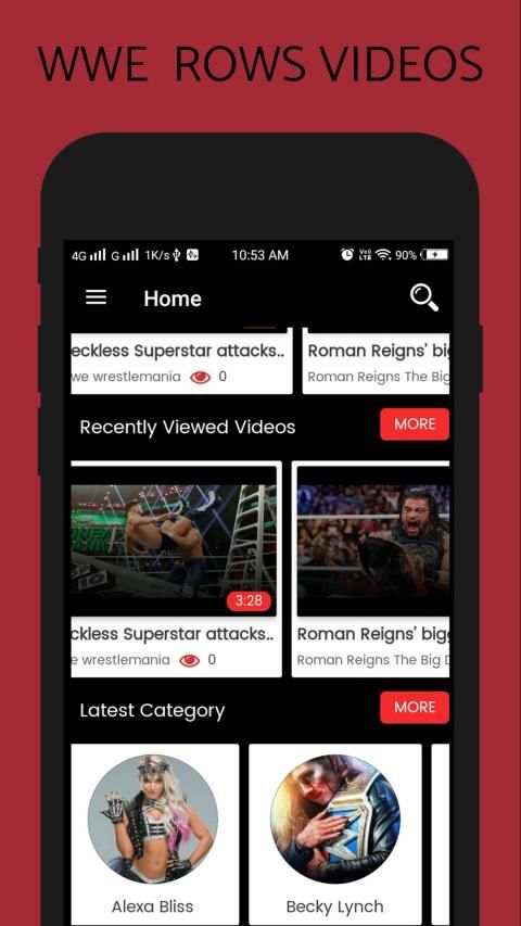 WWE-F wrestling Video स्क्रीनशॉट 2