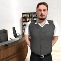 Virtual Manager Job Simulator - Hotel Manager Game आइकन