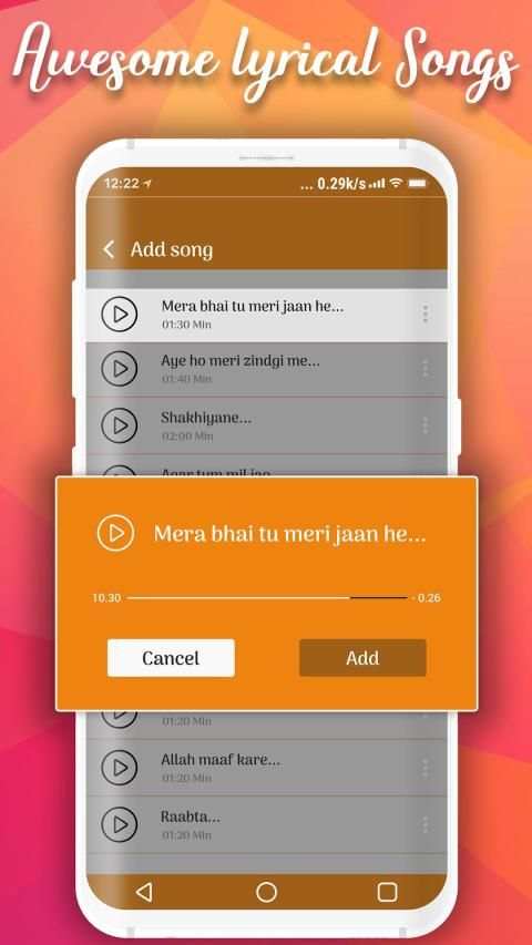 My Photo Friendship lyrical video status maker स्क्रीनशॉट 2