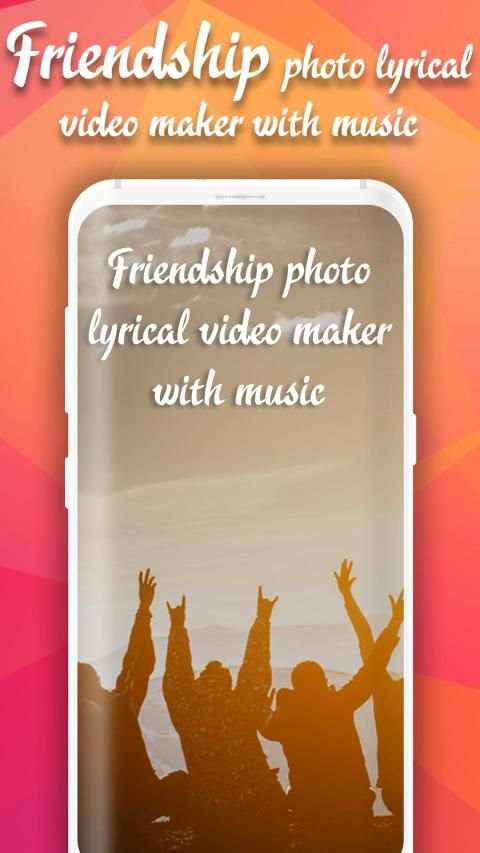 My Photo Friendship lyrical video status maker स्क्रीनशॉट 6