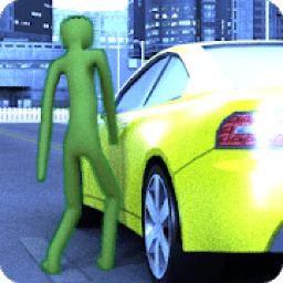 ikon Green Monster Stickman Superhero