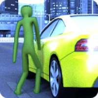 Green Monster Stickman Superhero