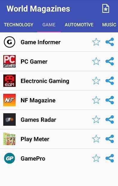 World Magazines screenshot 1