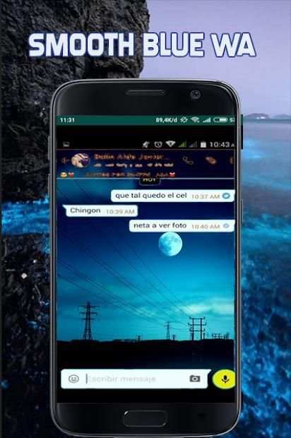 WA Transparan Biru Terbaru screenshot 1
