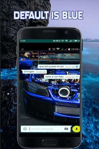 WA Transparan Biru Terbaru screenshot 3