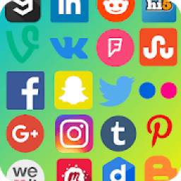 All social networking sites and social media apps