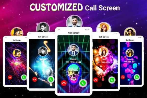 Call Screen Themes - Color Caller Screen screenshot 1