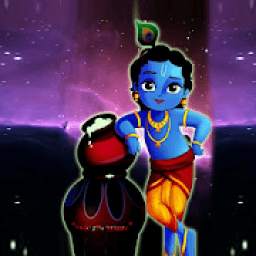 5D Little Krishna Live Wallpaper