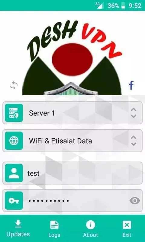 Desh VPN Lite screenshot 3