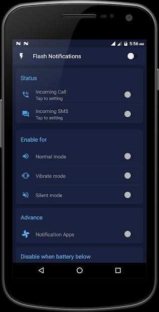Flash Notification 6 تصوير الشاشة