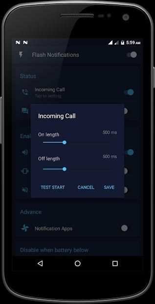 Flash Notification 4 تصوير الشاشة