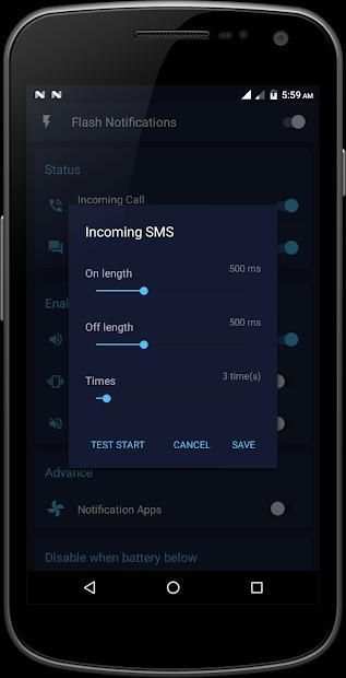 Flash Notification 3 تصوير الشاشة