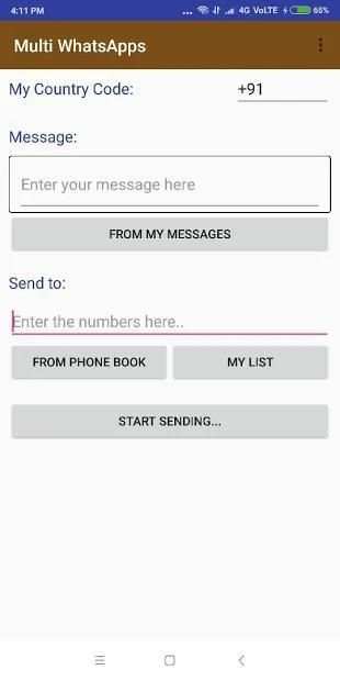 Multiple WhatsApp Sender screenshot 2