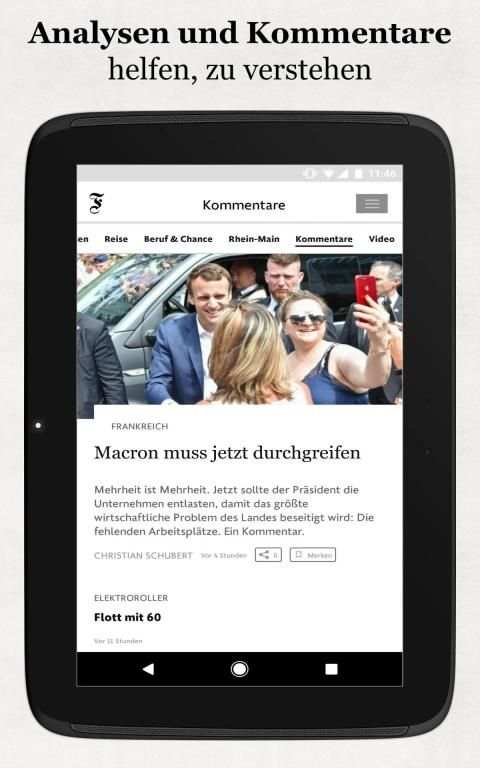 FAZ.NET - Nachrichten App screenshot 1