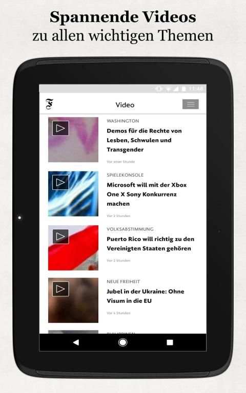 FAZ.NET - Nachrichten App screenshot 2