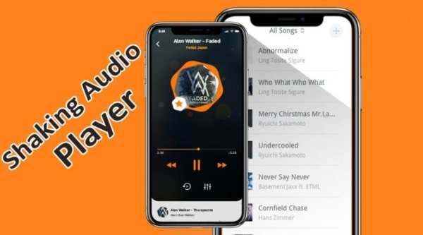 Shake to Music Player : Shaking Audio Player screenshot 1