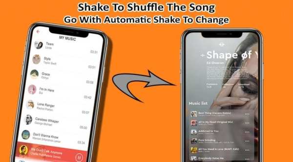 Shake to Music Player : Shaking Audio Player screenshot 2