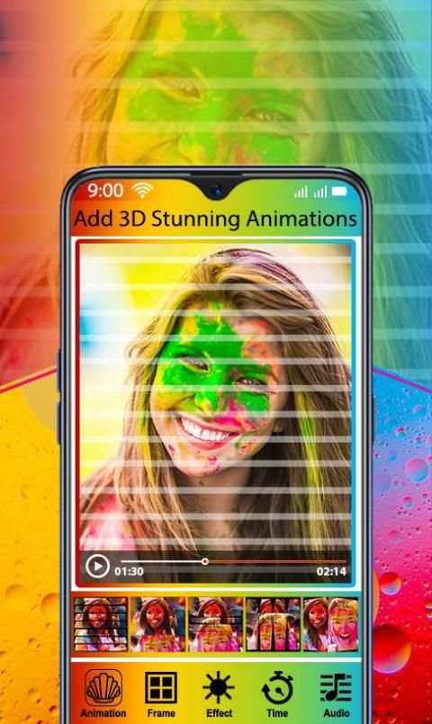 Holi Video Maker screenshot 7