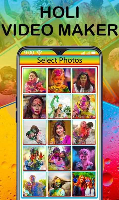 Holi Video Maker screenshot 8
