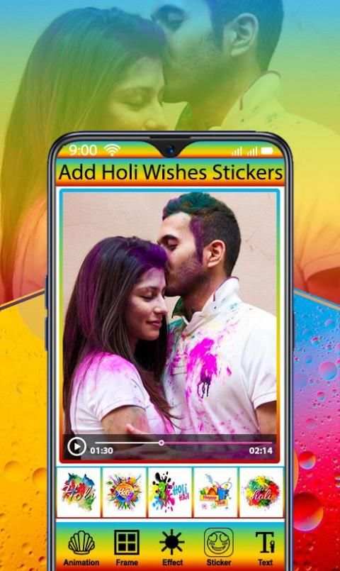 Holi Video Maker screenshot 4