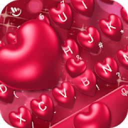 ikon Red Heart Keyboard Theme
