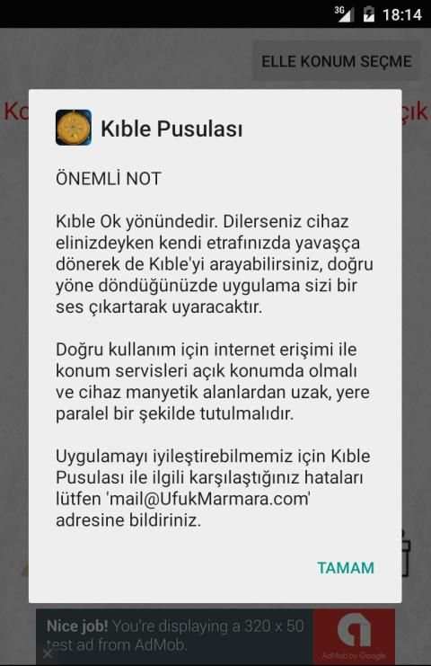 Kıble Pusulası screenshot 2