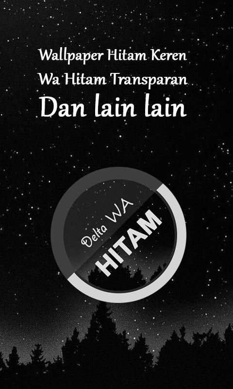 Tema WA-Black & Wallpaper Hitam Gb screenshot 3