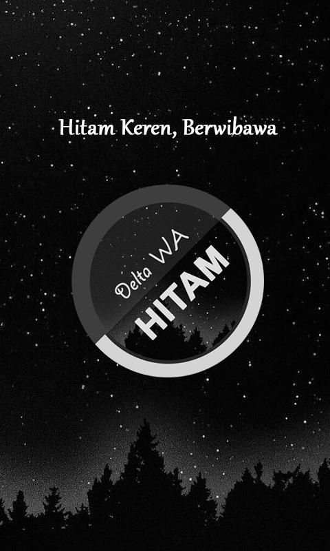 Tema WA-Black & Wallpaper Hitam Gb screenshot 2