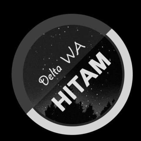 Tema WA-Black & Wallpaper Hitam Gb screenshot 1