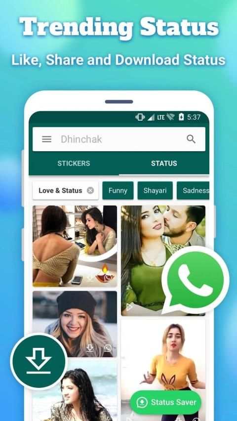 Dhinchak WAStickerApps: Stickers for WA screenshot 4