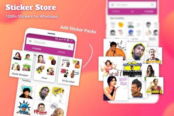 Dhinchak WAStickerApps: Stickers for WA screenshot 6