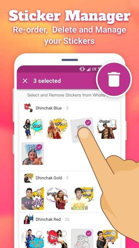 Dhinchak WAStickerApps: Stickers for WA screenshot 5