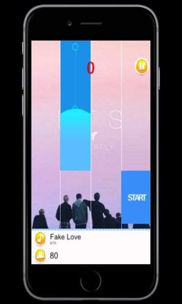 BTS Piano Tiles screenshot 2