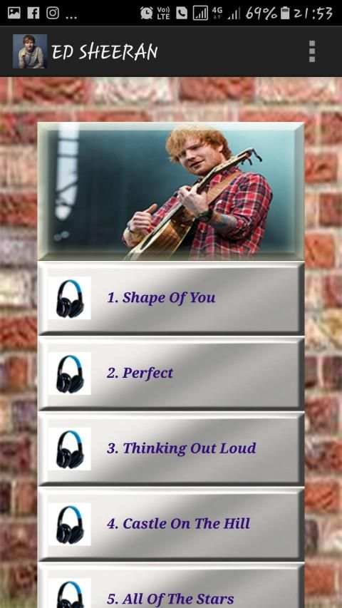 ED SHEERAN screenshot 4
