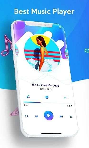 Music Player Style Iphone XS Max Free music screenshot 4